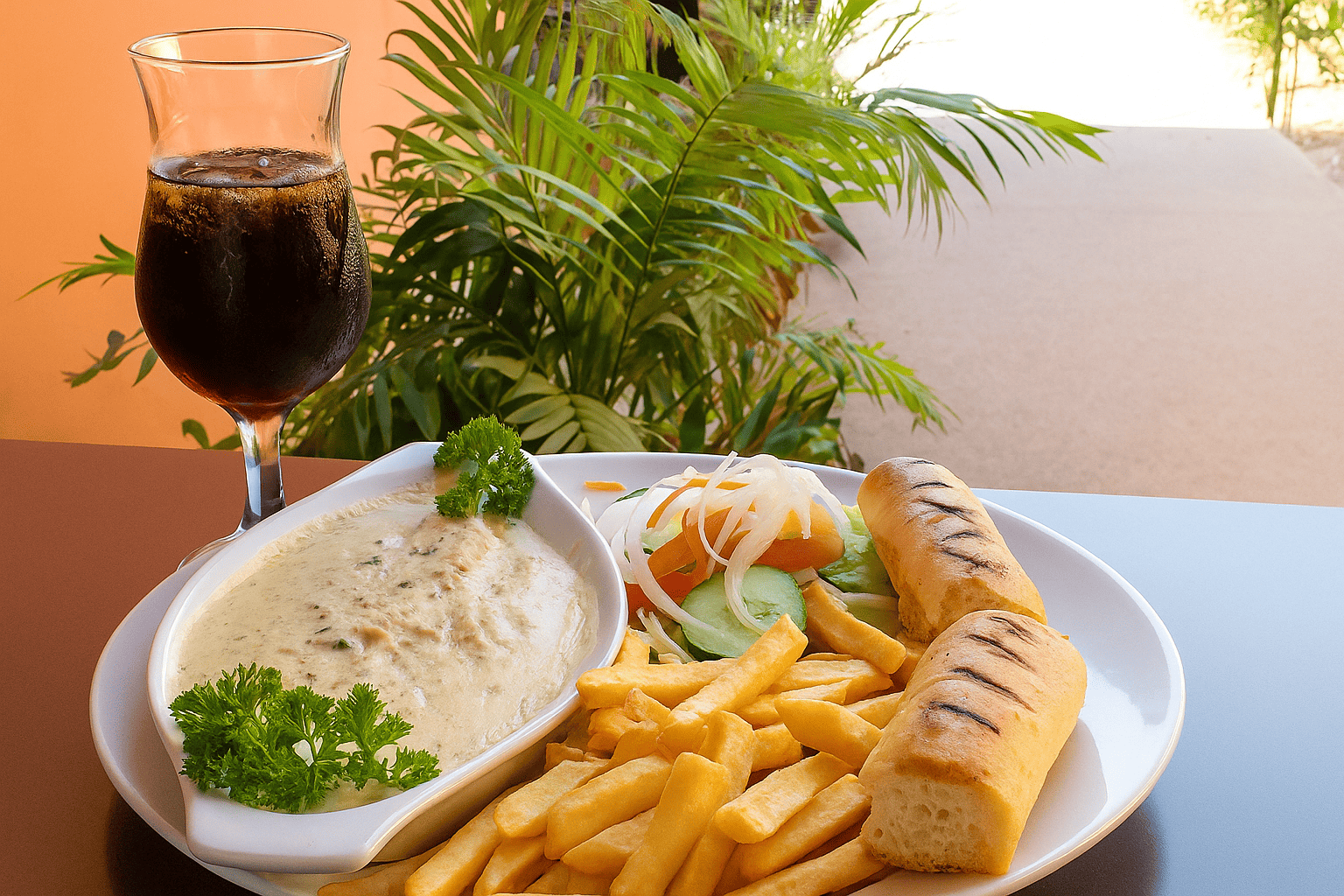 FILETE DE PESCADO AL AJILLO